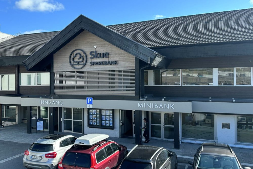 Lokalitetene til Skue Sparebank på Geilo