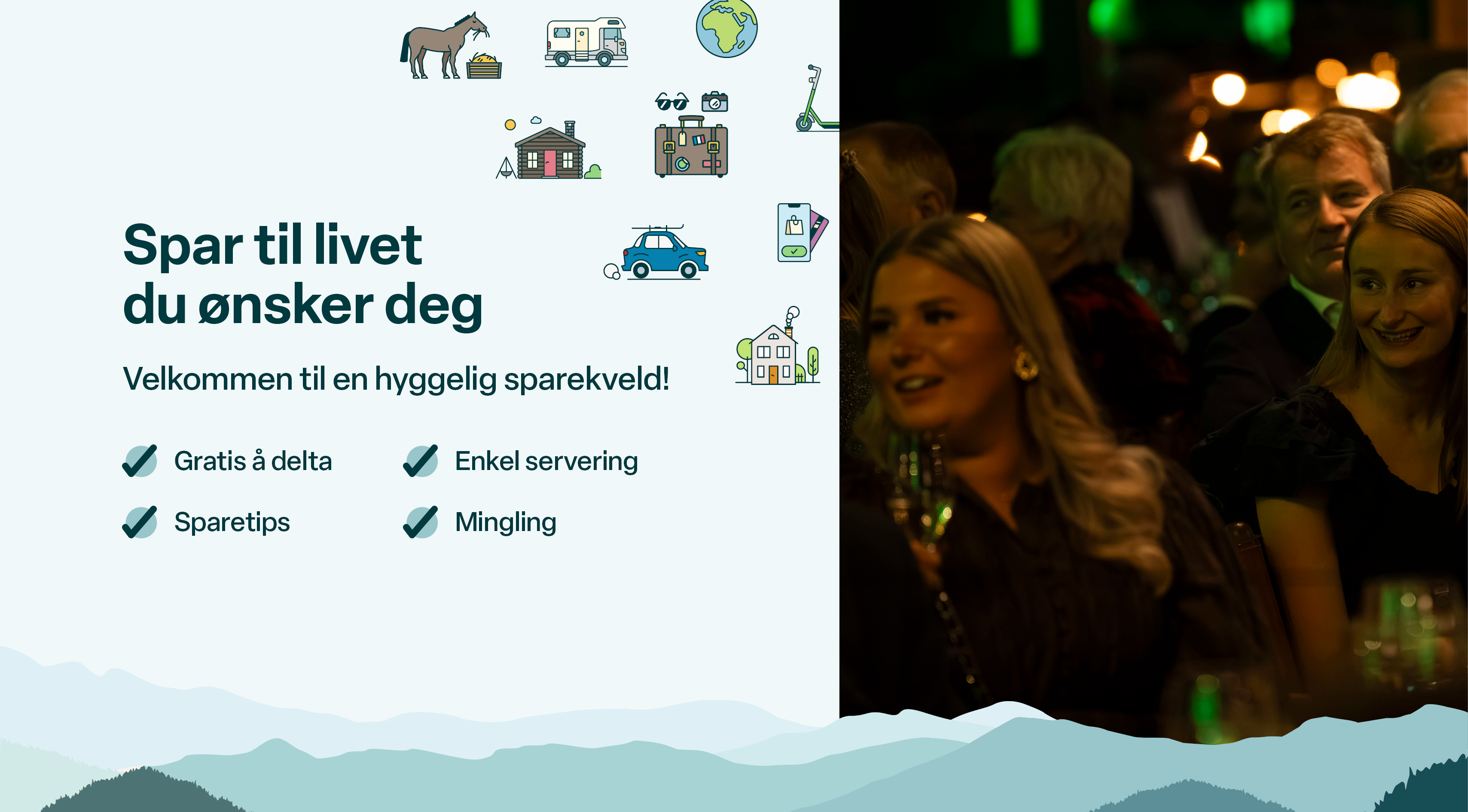 Sparekveld invitasjon
