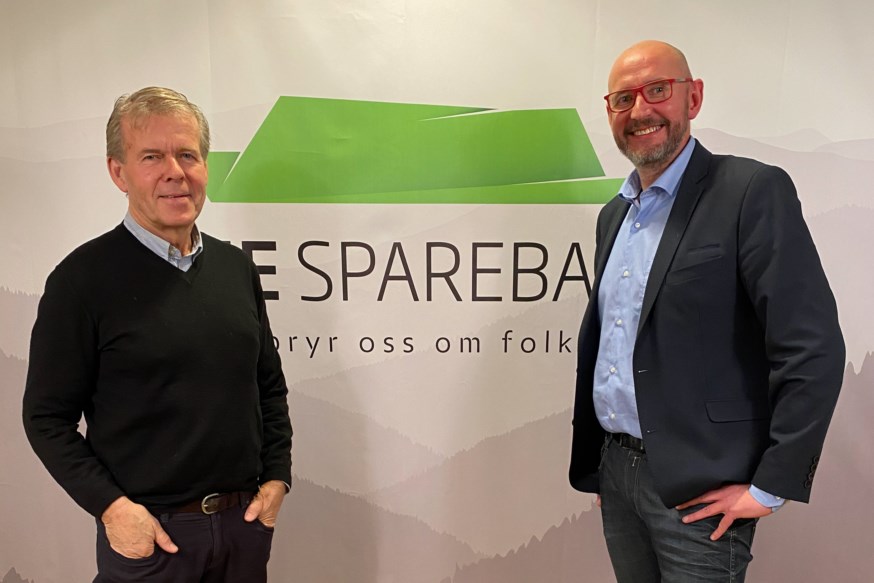 Foredragsholder Per Arne Dahl og programleder Per Skøien